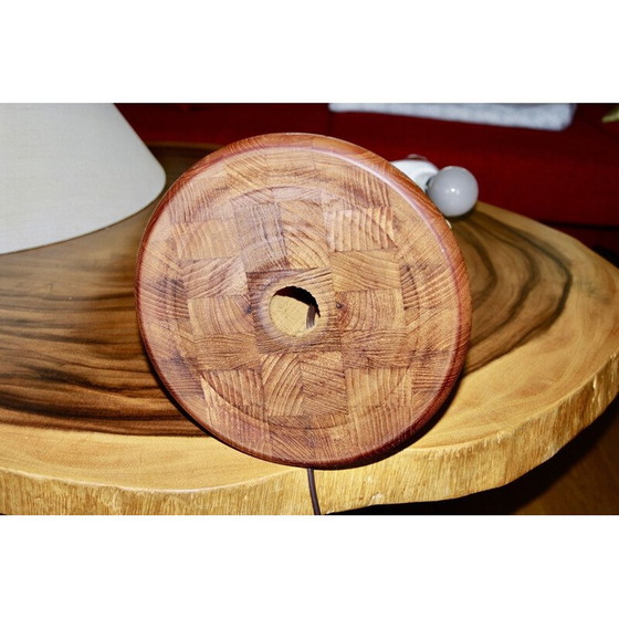 Image 1 of Vintage teak lamp by Fog & Morup, Denmark 1960s