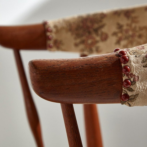 Image 1 of Vintage Ba 113 armchair in teak by Johannes Andersen for Brdr. Andersens furniture factory, 1960