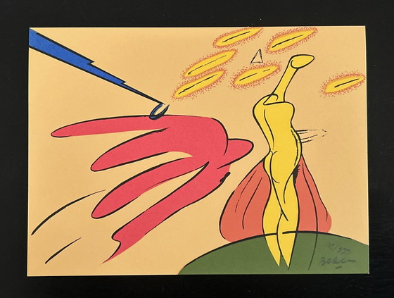 Image 1 of Screen print Jules Bekker