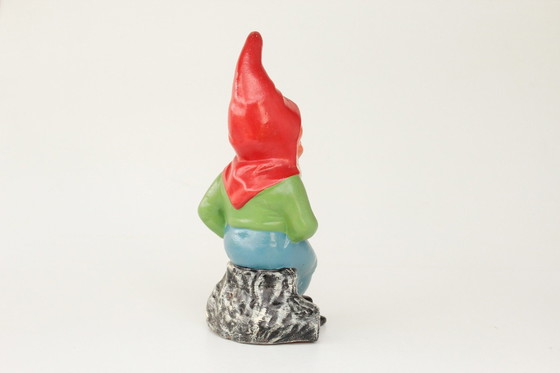 Image 1 of Ddr Garden Gnome Sitting With Pipe, Griebel