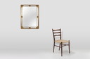 Large Gilded Mirror, Belgium, 1950S