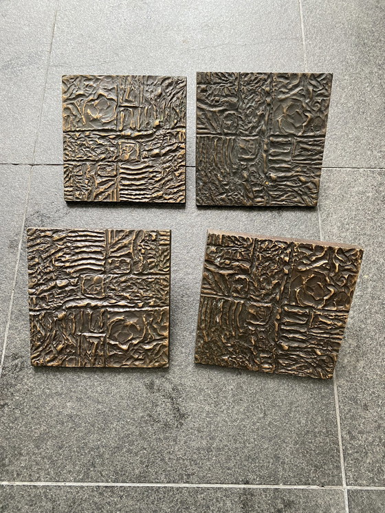 Image 1 of Maniglie per porte architettoniche brutaliste d'epoca