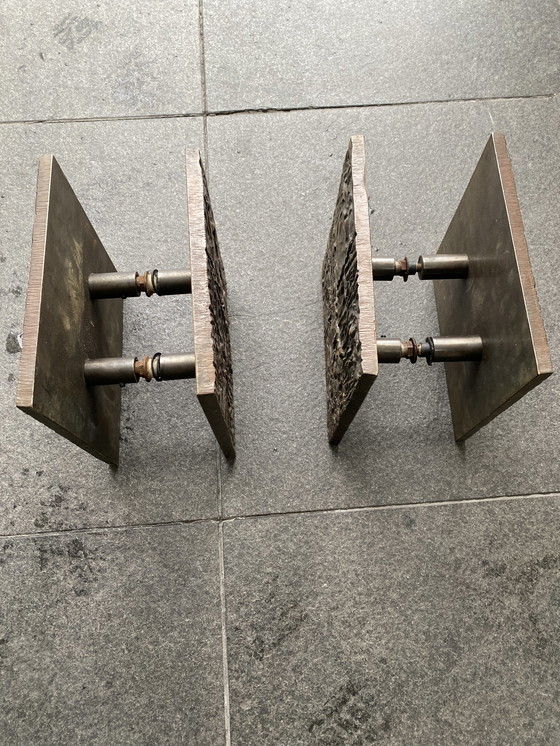 Image 1 of Maniglie per porte architettoniche brutaliste d'epoca