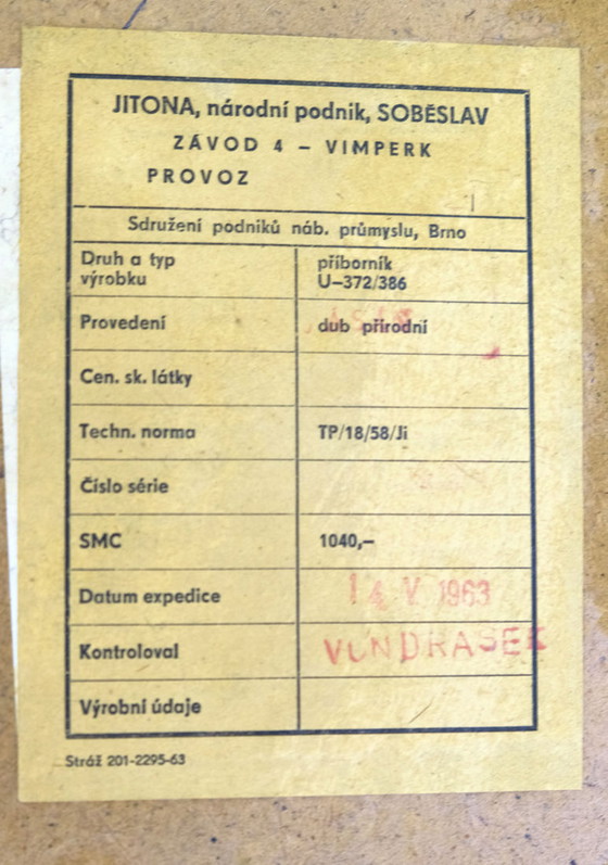 Image 1 of Planche haute vintage U372/386 Jitona