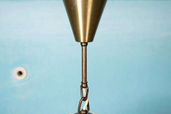 Image 1 of Lampe suspendue vintage en verre Vitrika, design danois