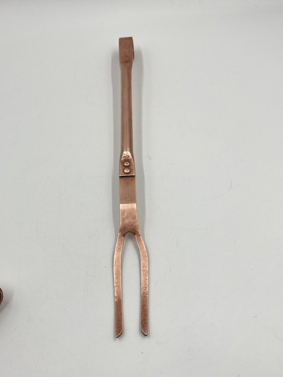 Image 1 of Kitchen Cutlery With Pink Copper Arch