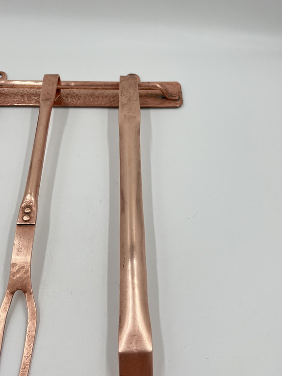 Image 1 of Kitchen Cutlery With Pink Copper Arch