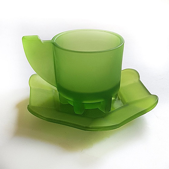 Image 1 of Coupe en verre Cup & Paste par Bas Van Beek pour Royal Leerdam Crystal