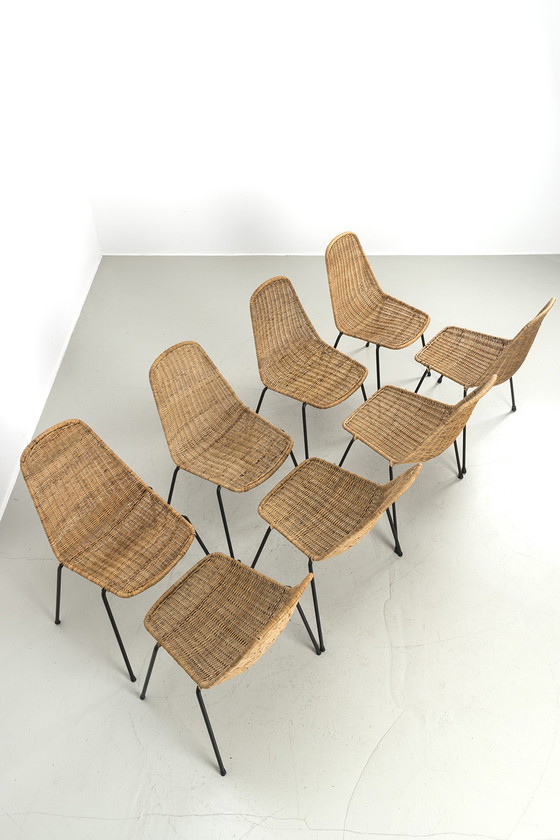 Image 1 of 8x Gian Franco Legler chair