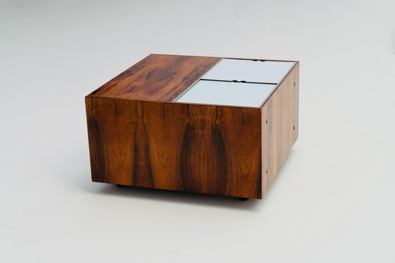 Image 1 of Table Basse De Bar Par Joe Colombo Pour Bernini, Italie Des Années 1970