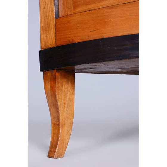 Image 1 of Vetrina angolare in ciliegio Biedermeier d'epoca, Repubblica Ceca, anni '40 dell'Ottocento