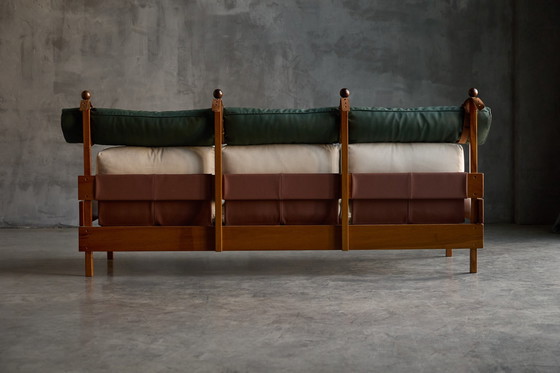 Image 1 of "Tonico" Three-Seat Sofa By Sergio Rodrigues, Brazil, 1963