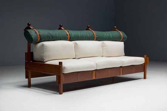 Image 1 of "Tonico" Three-Seat Sofa By Sergio Rodrigues, Brazil, 1963