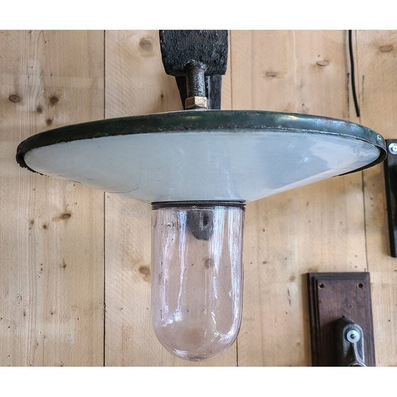 Image 1 of Lampada da parete industriale vintage con bracci in cemento, 1923
