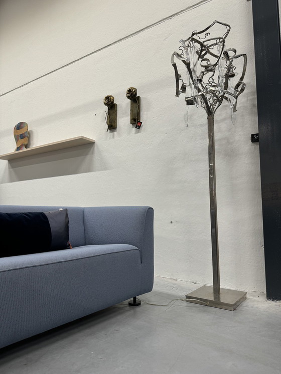 Image 1 of Brand Van Egmond Delphinium Floor Lamp Nickel