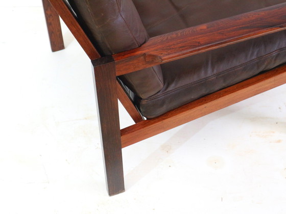 Image 1 of Model Capella Rosewood Armchair From Illum Wikkelsø For N. Eilersen, 1960s