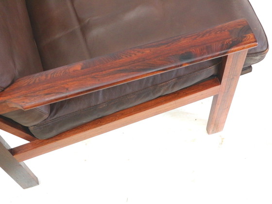 Image 1 of Model Capella Rosewood Armchair From Illum Wikkelsø For N. Eilersen, 1960s