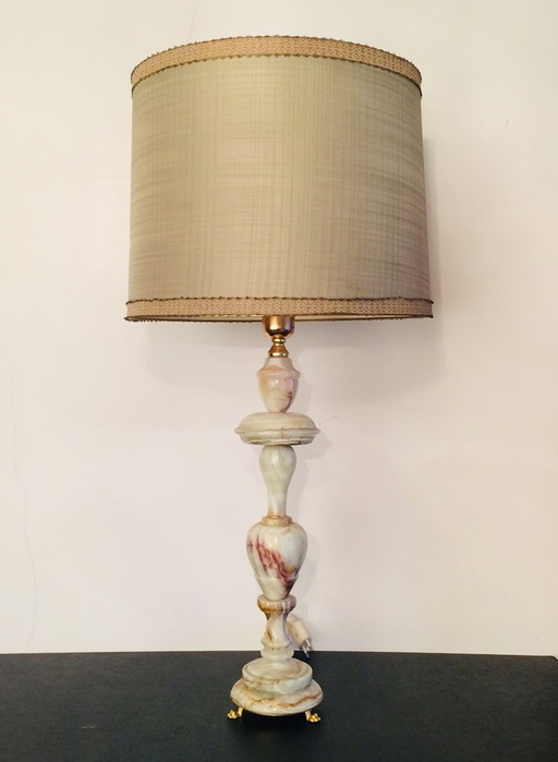 Vintage 50s onyx lamp