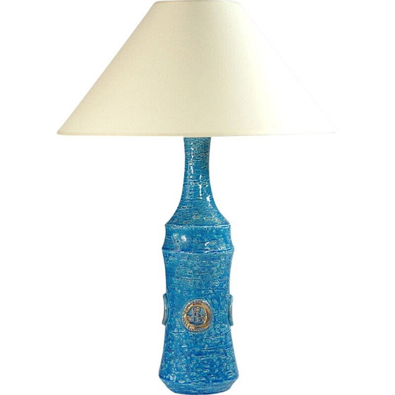 Image 1 of Vintage ceramic table lamp by Aldo Londi for Bitossi, 1960s
