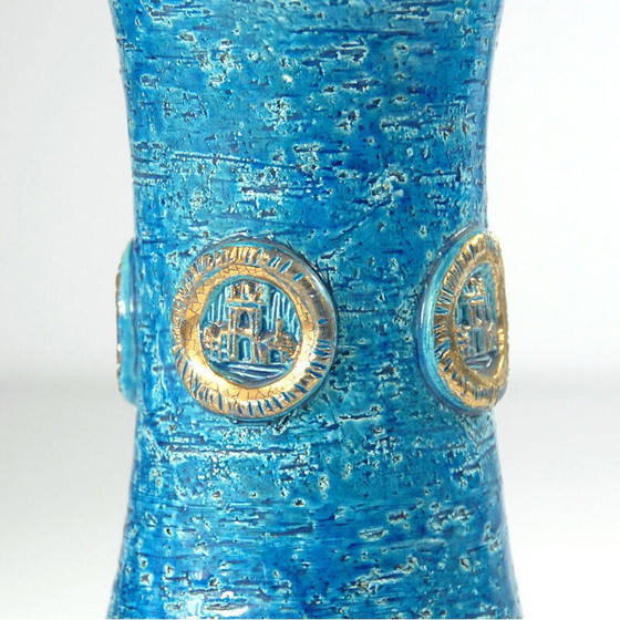 Image 1 of Vintage ceramic table lamp by Aldo Londi for Bitossi, 1960s