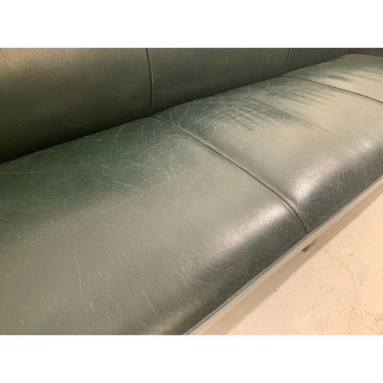 Image 1 of Mid-century three seater leather sofa by Emiel Veranneman