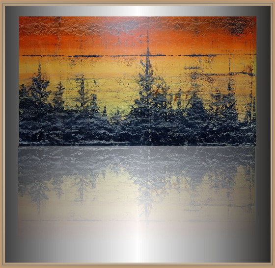 Image 1 of #H(E)Artwork #234 Signed Art Painting On Canvas Art Painting Xxl Big