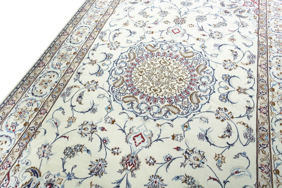 Image 1 of Hand-knotted Nain 9 La With Silk - Oriental Rug 310 X 203 Cm