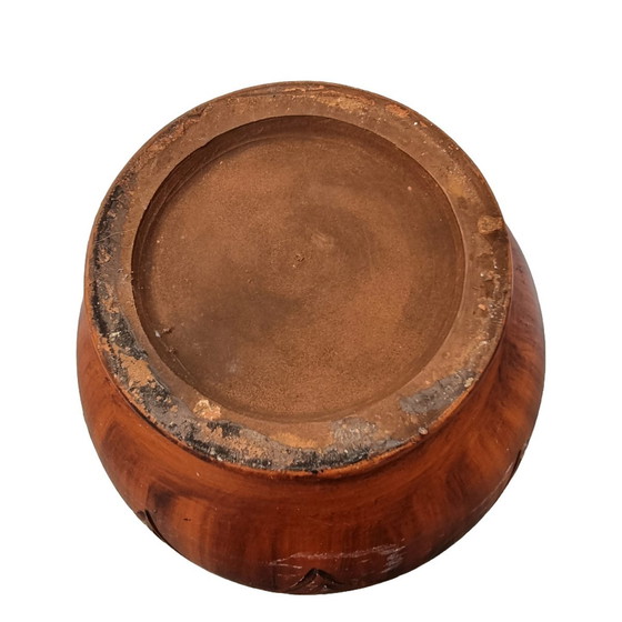 Image 1 of Large Vintage Brown Ceramic Vase, 1960s