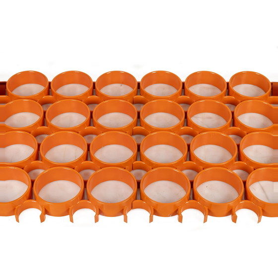 Image 1 of 9 Orange Space Age Ceiling Elements (Possibly Room Divider To Be Made With)