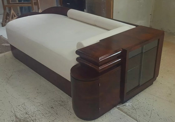 Image 1 of Art Deco Daybed, Sofa