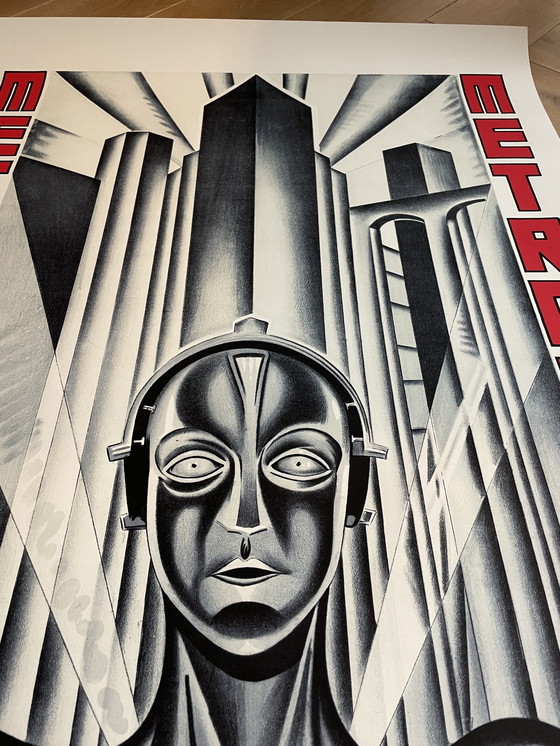 Image 1 of Heinz Schulz-Neudamm, Metropolis, 1927, Copyright Bnf -Éditions  Langlaude 2017, Printed In France