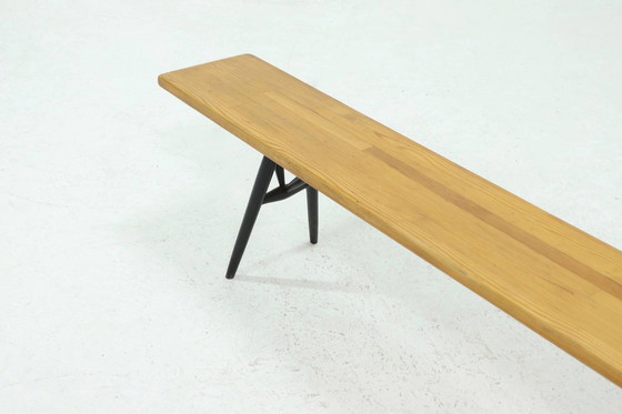 Image 1 of 1st Edition Pirrka by Ilmari Tapiovaara for Laukaan Puu Finland bench