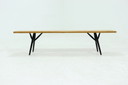 1st Edition Pirrka by Ilmari Tapiovaara for Laukaan Puu Finland bench
