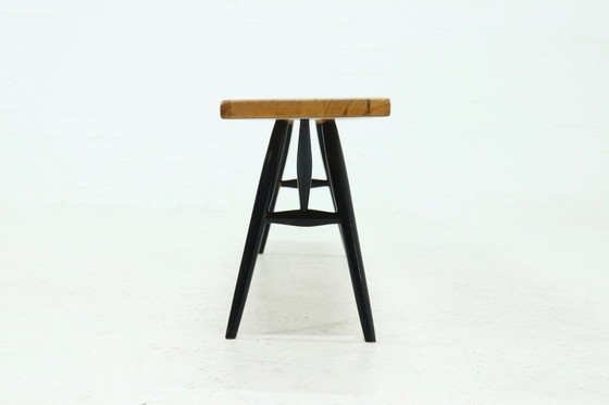 Image 1 of 1st Edition Pirrka by Ilmari Tapiovaara for Laukaan Puu Finland bench