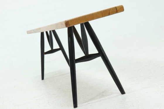 Image 1 of 1st Edition Pirrka by Ilmari Tapiovaara for Laukaan Puu Finland bench