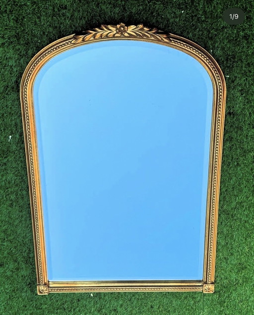 Vintage Deknudt Mirror 'Charm' Gilded Gold Frame