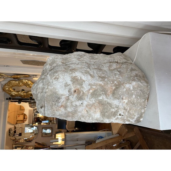 Image 1 of Lampada vintage in blocco monossile di alabastro