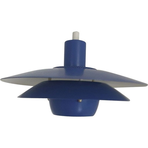 Vintage ceiling light blue Danish