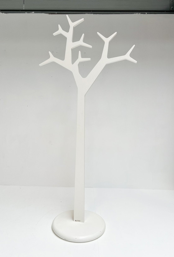 Wooden 194 Cm High Swedese Tree Coat Stand, After 2000 Wooden 194 Cm High Swedese Tree Coat Stand, After 2000