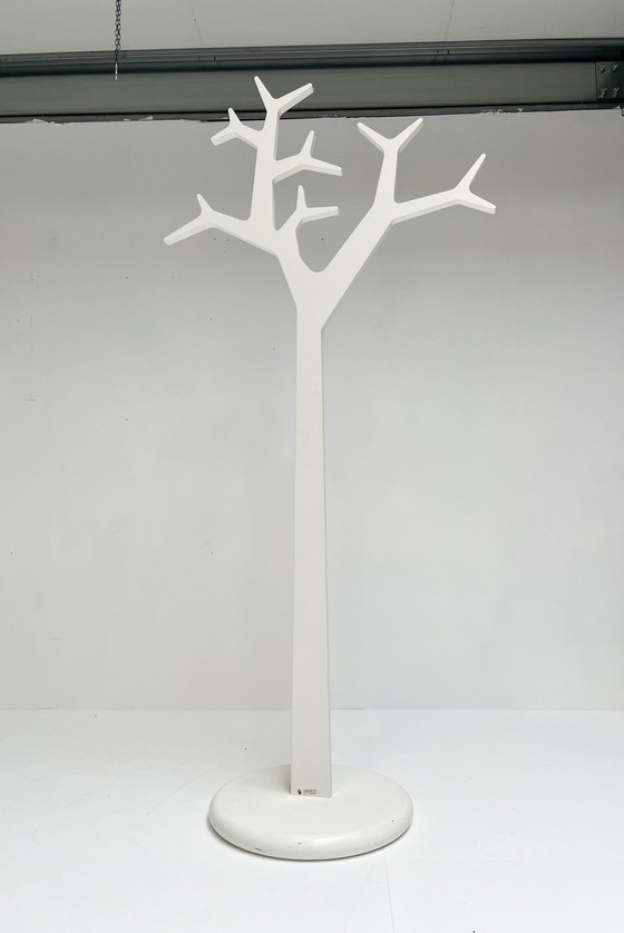 Image 1 of Wooden 194 Cm High Swedese Tree Coat Stand, After 2000