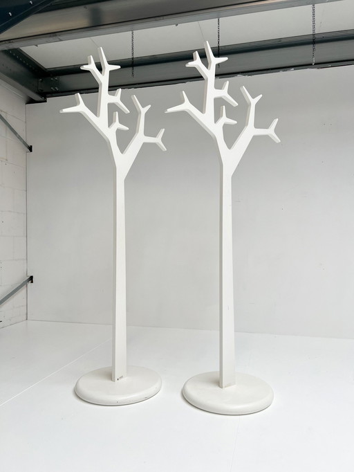 Wooden 194 Cm High Swedese Tree Coat Stand, After 2000