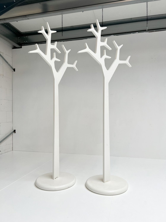 Image 1 of Wooden 194 Cm High Swedese Tree Coat Stand, After 2000