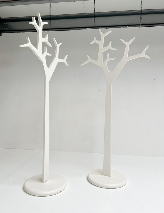 Image 1 of Wooden 194 Cm High Swedese Tree Coat Stand, After 2000