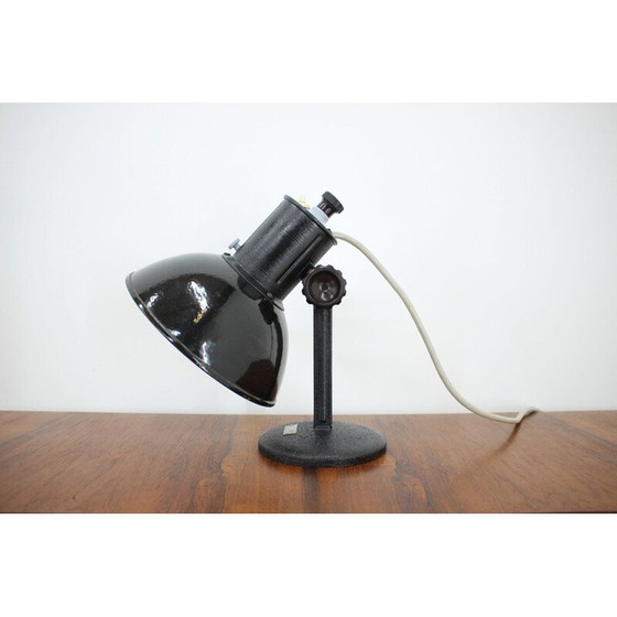 Image 1 of Vintage black table lamp, 1970s
