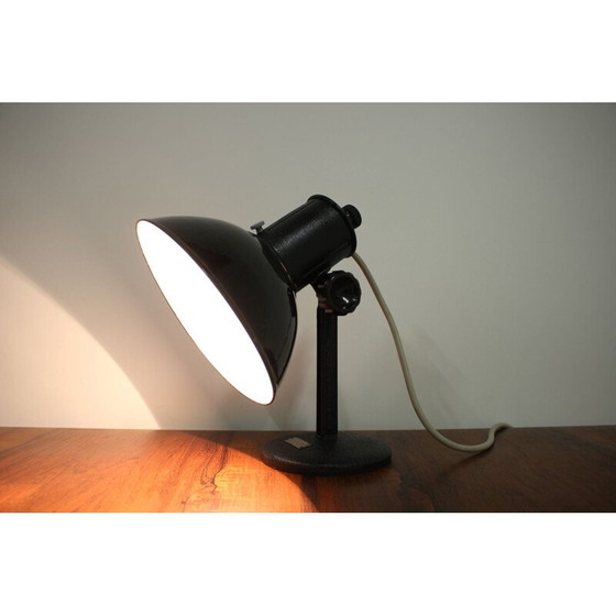 Image 1 of Vintage black table lamp, 1970s