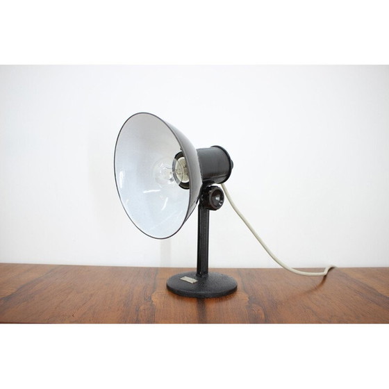 Image 1 of Vintage black table lamp, 1970s