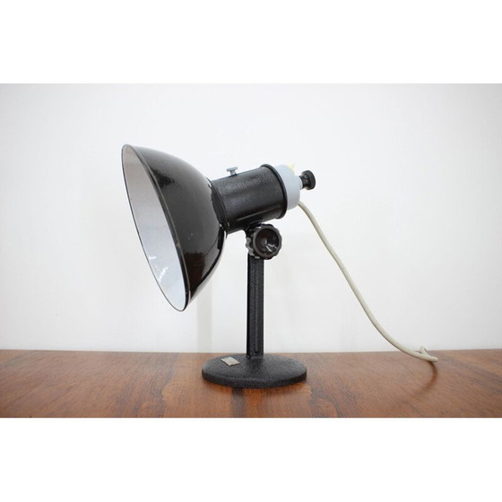 Image 1 of Vintage black table lamp, 1970s