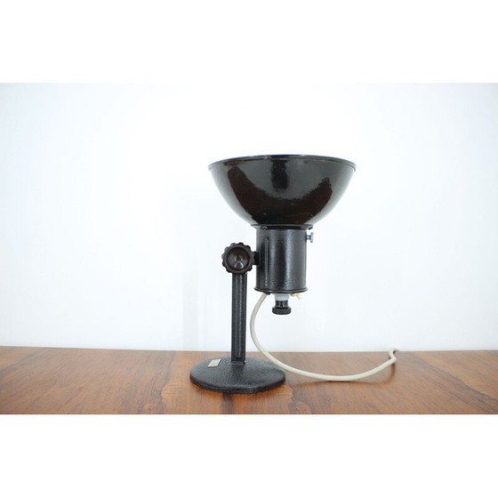 Image 1 of Vintage black table lamp, 1970s