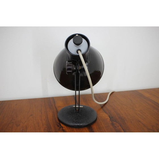 Image 1 of Vintage black table lamp, 1970s