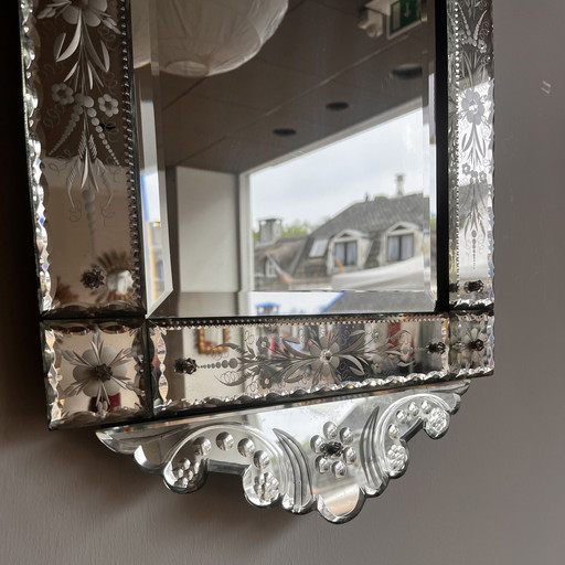 Antique 19th century Venetian Mirror